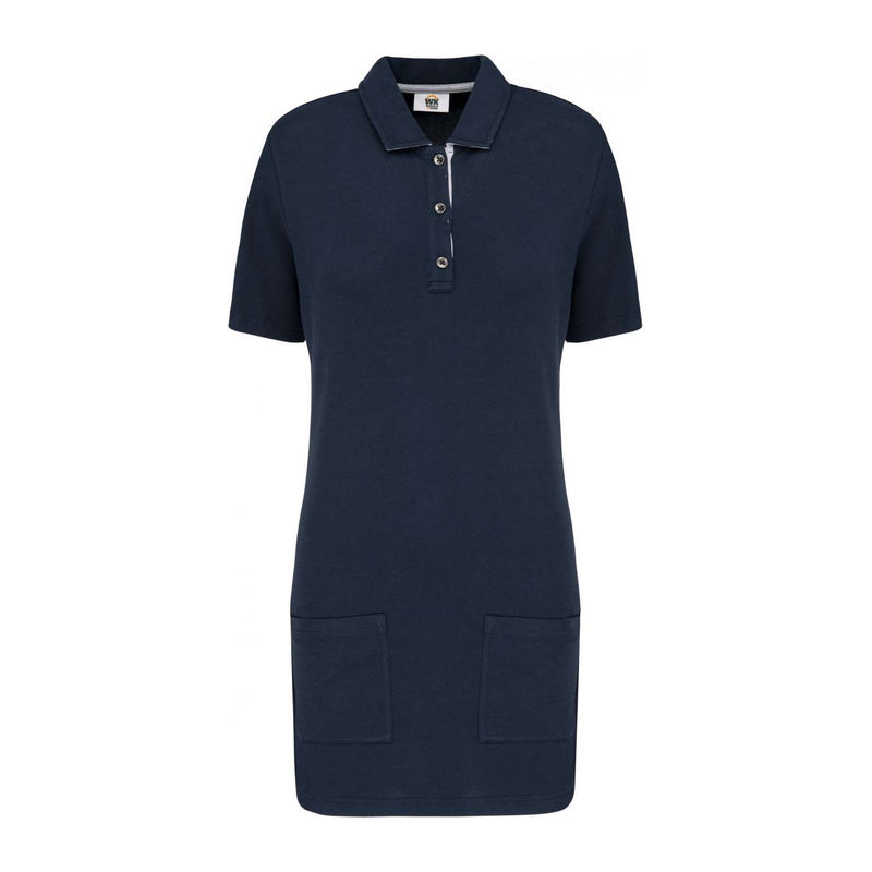 LADIES’ SHORT-SLEEVED LONGLINE POLO SHIRT