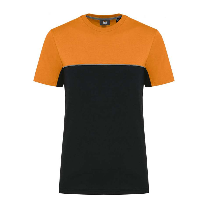 UNISEX ECO-FRIENDLY SHORT SLEEVE TWO-TONE T-SHIRT