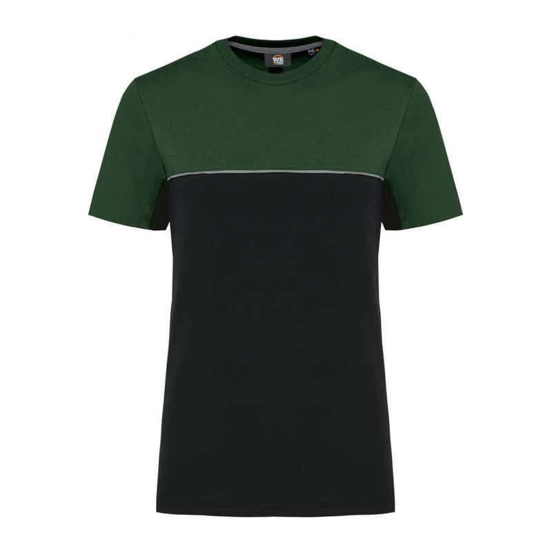 UNISEX ECO-FRIENDLY SHORT SLEEVE TWO-TONE T-SHIRT