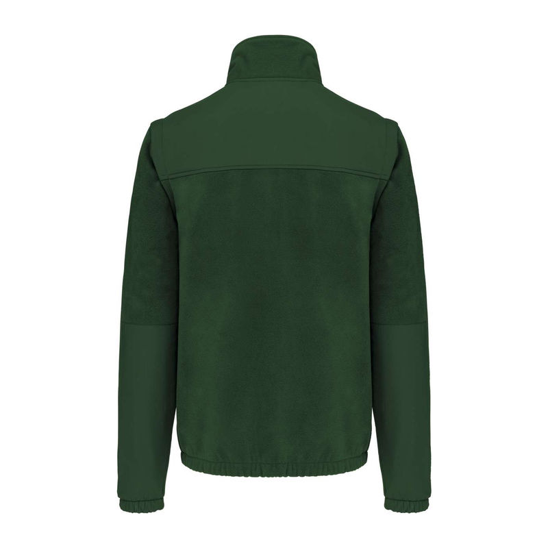 FLEECE JACKET WITH REMOVABLE SLEEVES