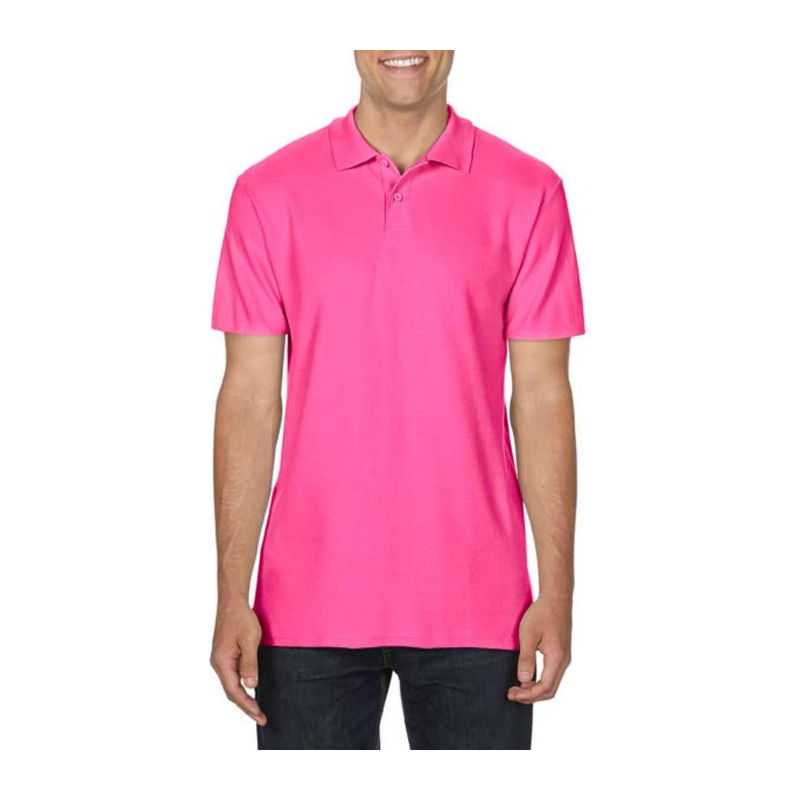 SOFTSTYLE® ADULT DOUBLE PIQUÉ POLO