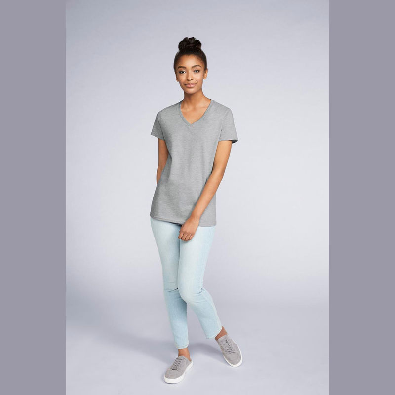 PREMIUM COTTON® LADIES' V-NECK T-SHIRT