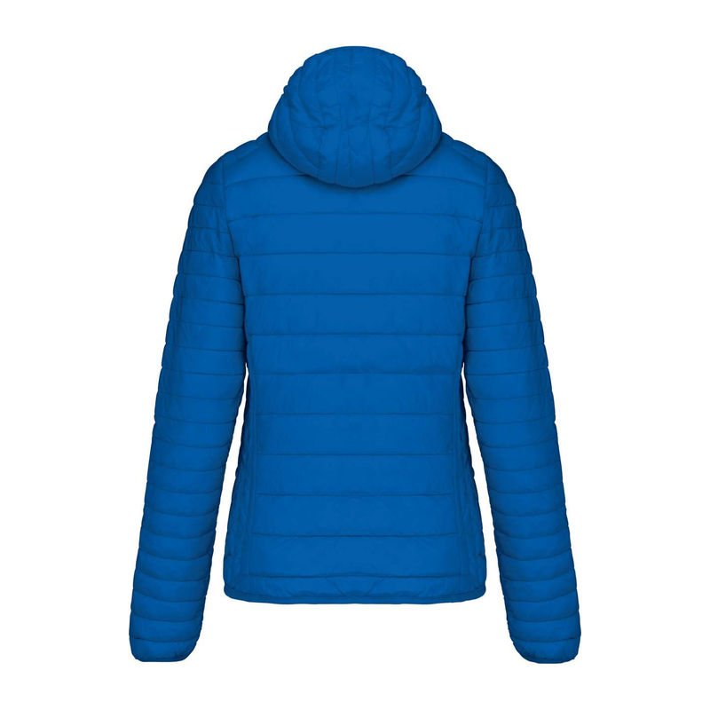 LADIES' LIGHTWEIGHT HOODED PADDED JACKET