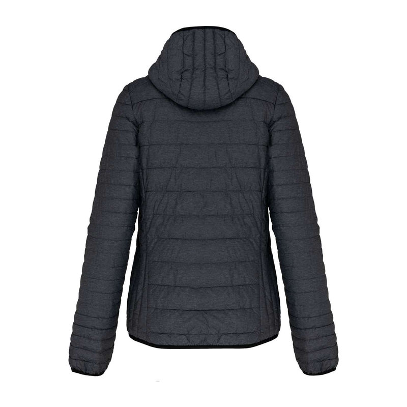 LADIES' LIGHTWEIGHT HOODED PADDED JACKET