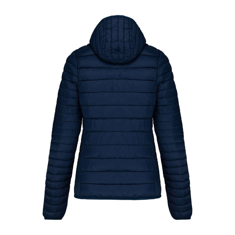 LADIES' LIGHTWEIGHT HOODED PADDED JACKET