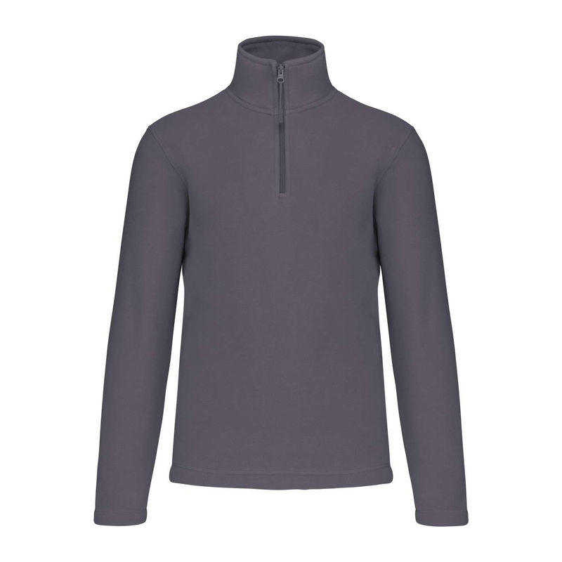 ENZO - ZIP NECK MICROFLEECE JACKET