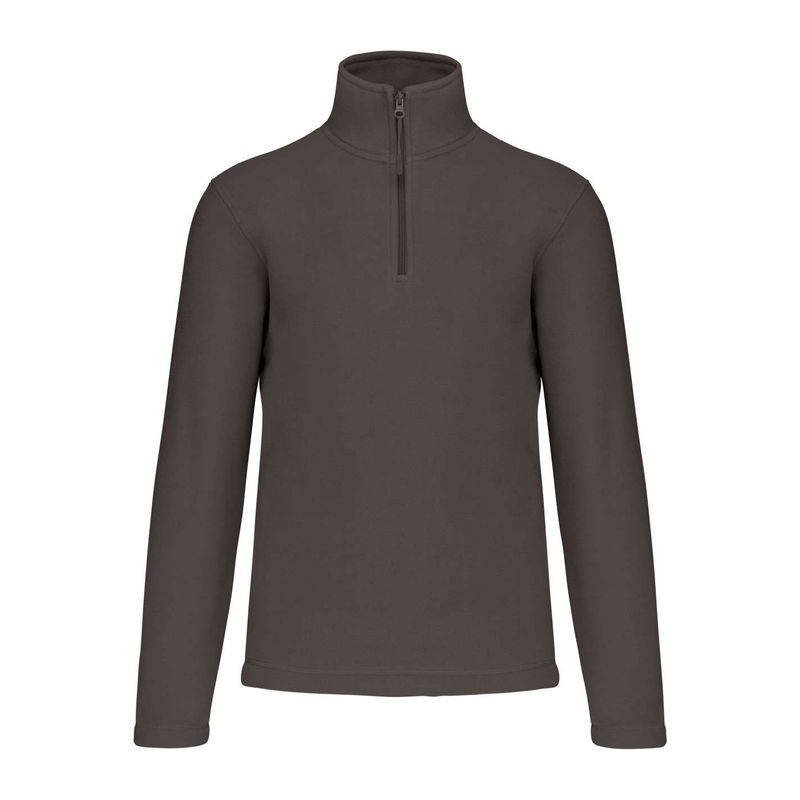 ENZO - ZIP NECK MICROFLEECE JACKET