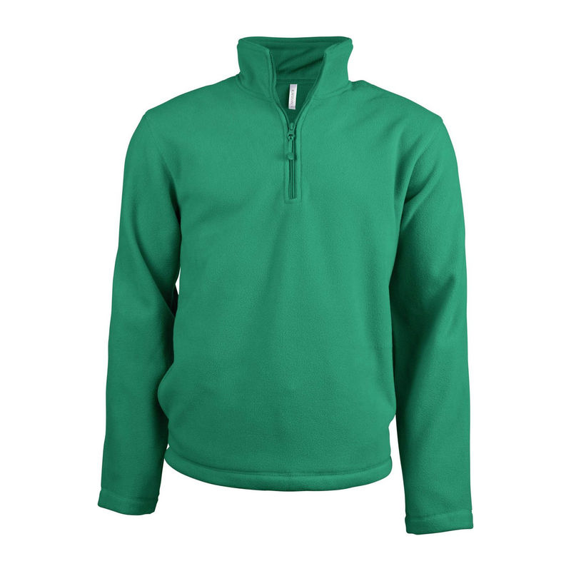 ENZO - ZIP NECK MICROFLEECE JACKET
