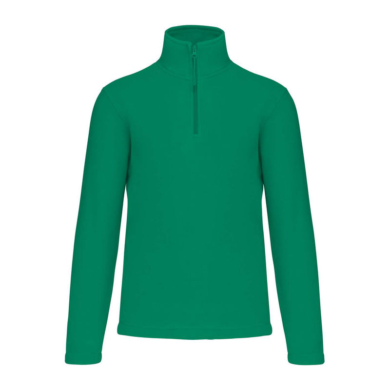 ENZO - ZIP NECK MICROFLEECE JACKET