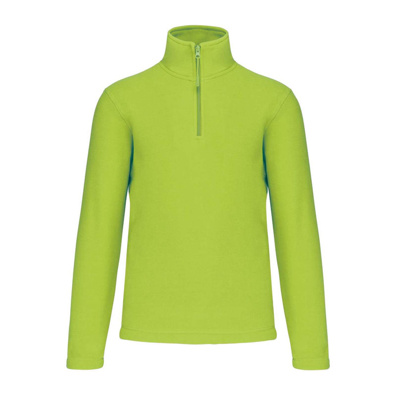 ENZO - ZIP NECK MICROFLEECE JACKET