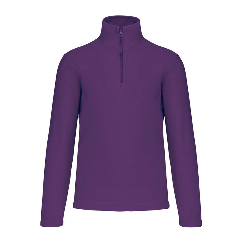 ENZO - ZIP NECK MICROFLEECE JACKET