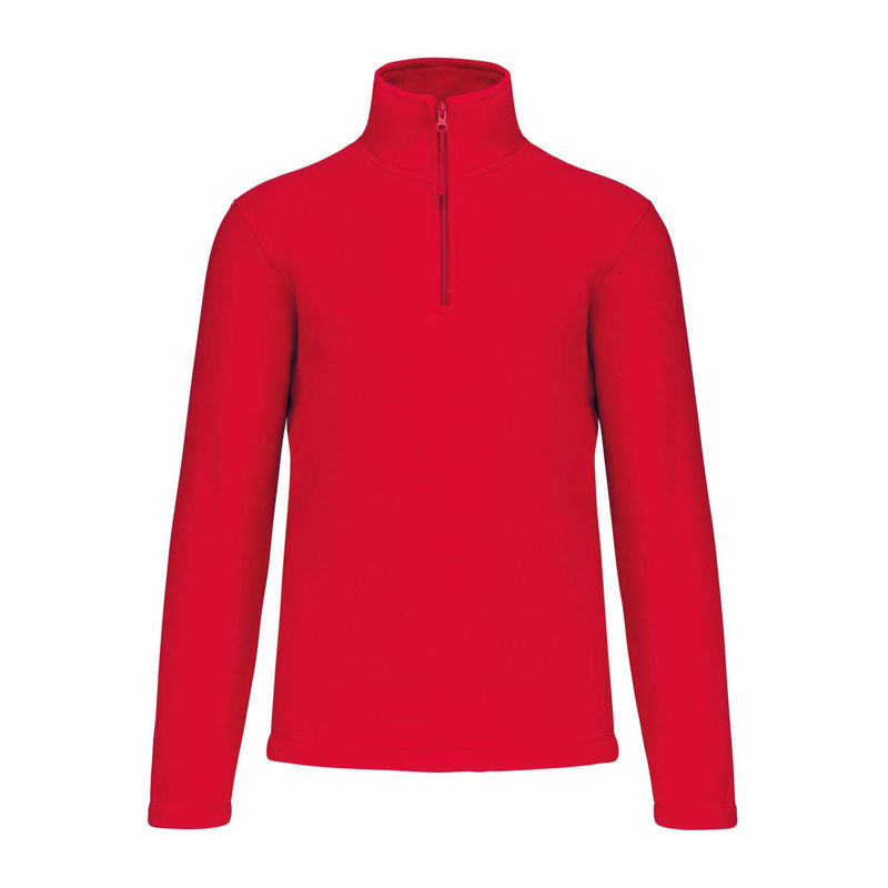 ENZO - ZIP NECK MICROFLEECE JACKET