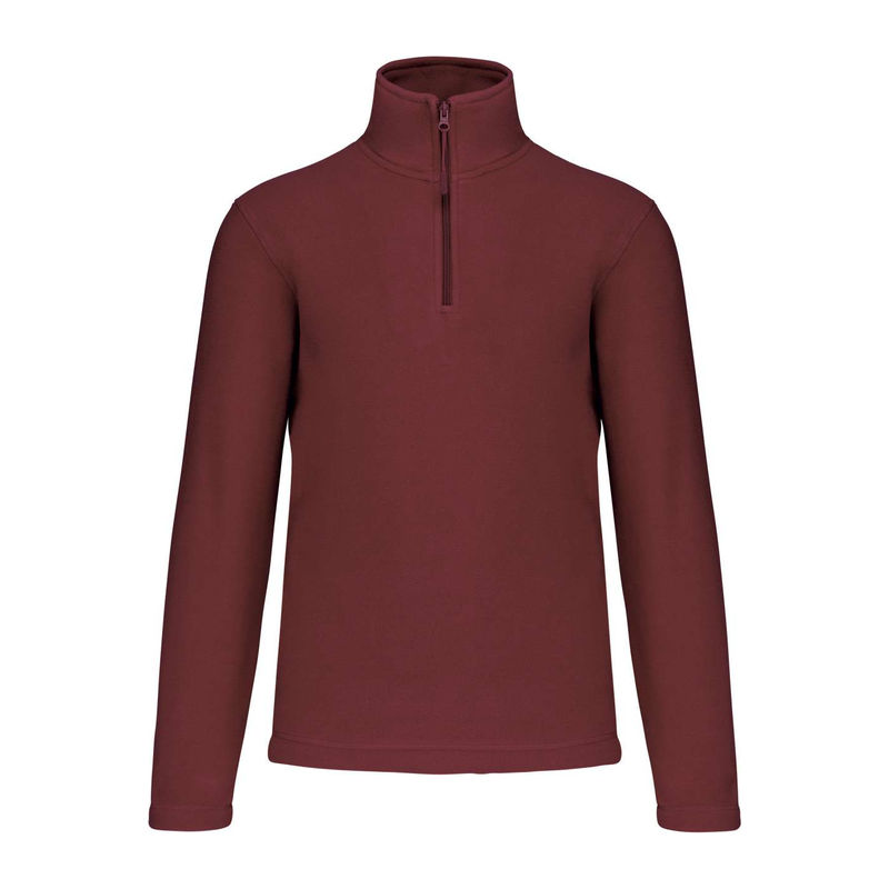 ENZO - ZIP NECK MICROFLEECE JACKET