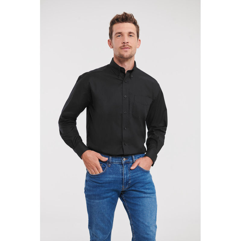  Russell Easy Care LSL Oxford Shirt