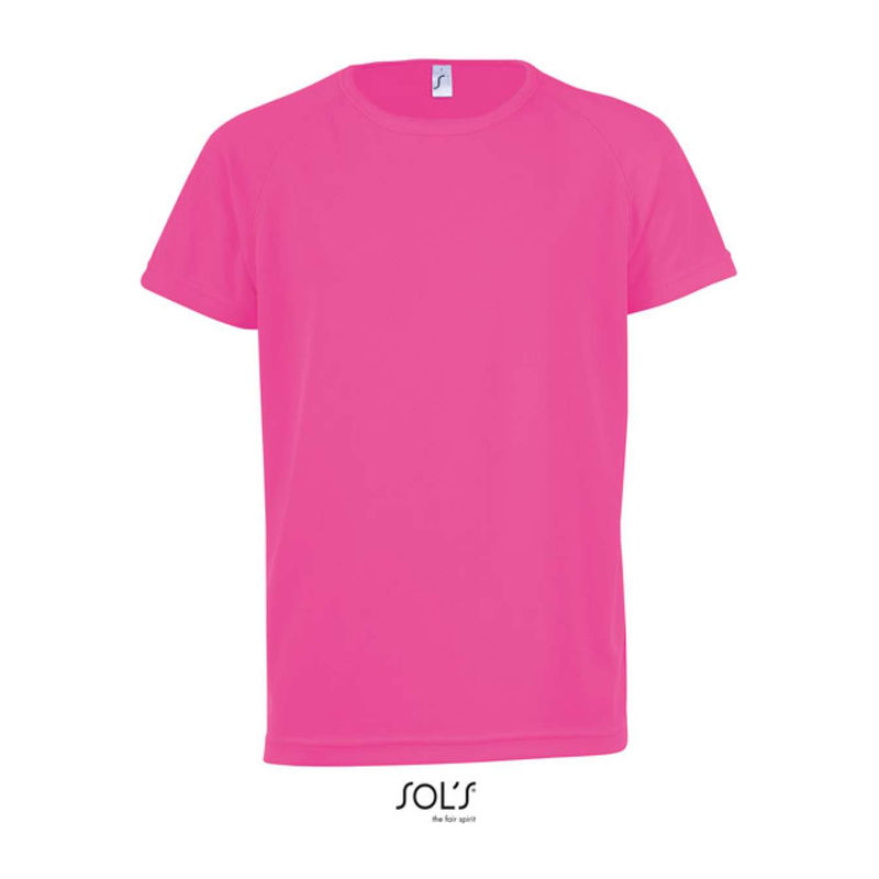 SOL'S SPORTY KIDS - RAGLAN-SLEEVED T-SHIRT