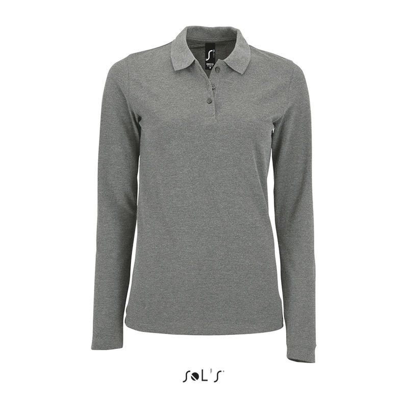 SOL'S PERFECT LSL WOMEN - LONG-SLEEVE PIQUÉ POLO S