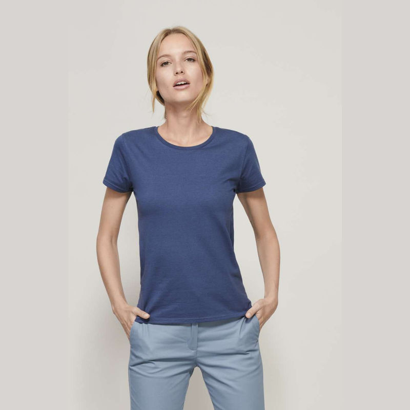 SOL'S CRUSADER WOMEN - ROUND-NECK FITTED JERSEY T-