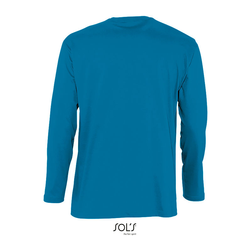 SOL'S MONARCH - MEN'S ROUND COLLAR LONG SLEEVE T-S