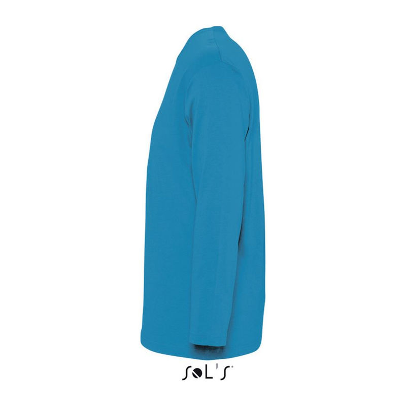 SOL'S MONARCH - MEN'S ROUND COLLAR LONG SLEEVE T-S