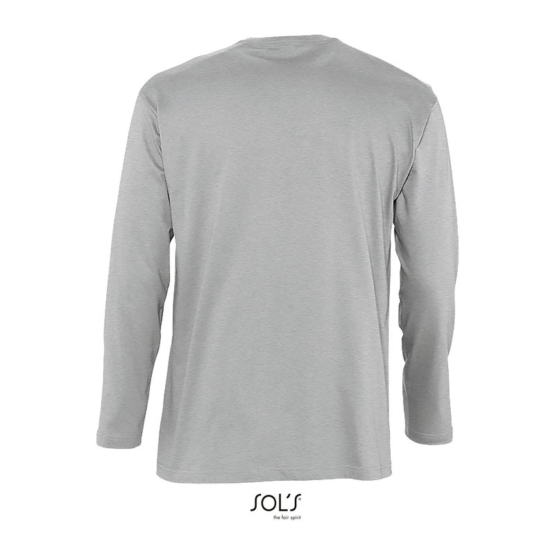 SOL'S MONARCH - MEN'S ROUND COLLAR LONG SLEEVE T-S