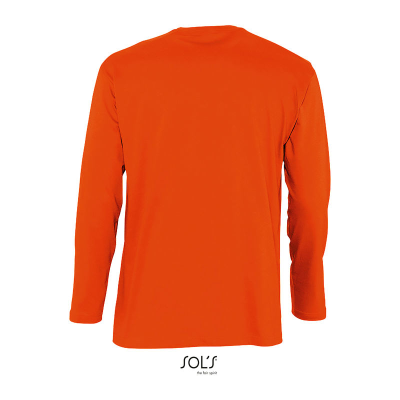 SOL'S MONARCH - MEN'S ROUND COLLAR LONG SLEEVE T-S