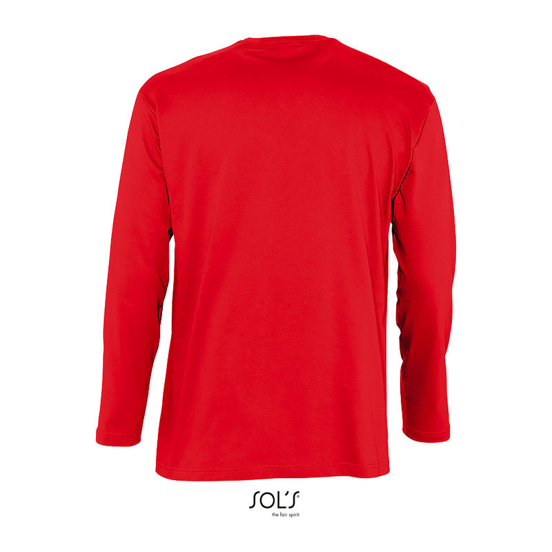SOL'S MONARCH - MEN'S ROUND COLLAR LONG SLEEVE T-S