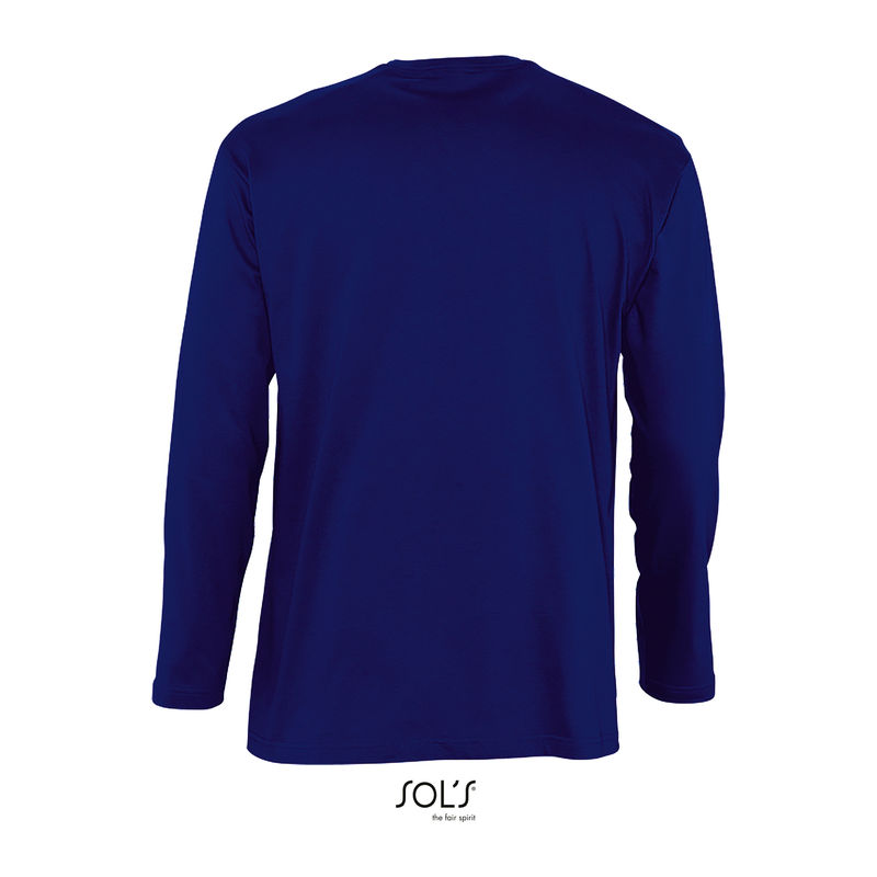 SOL'S MONARCH - MEN'S ROUND COLLAR LONG SLEEVE T-S