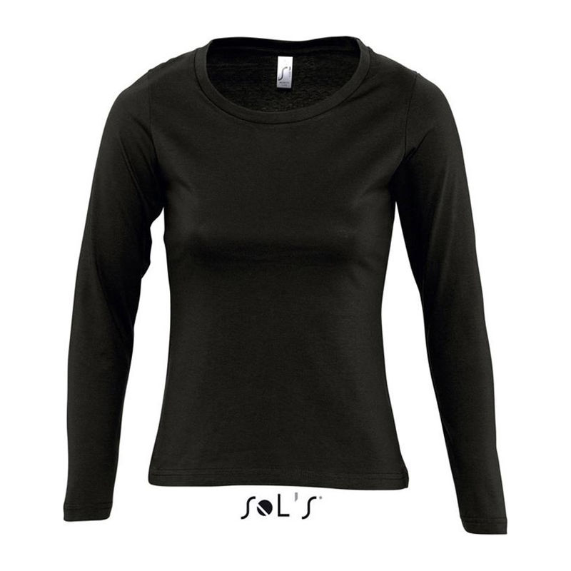 SOL'S MAJESTIC - WOMEN'S ROUND COLLAR LONG SLEEVE 