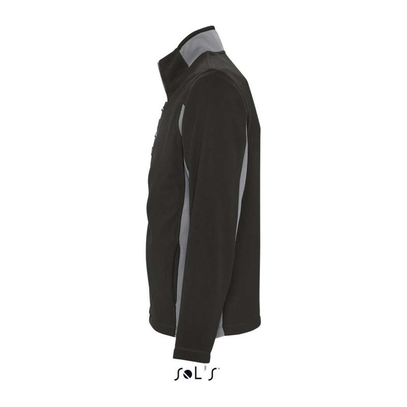 SOL'S NORDIC - MEN’S TWO-COLOUR ZIPPED FLEECE JACK