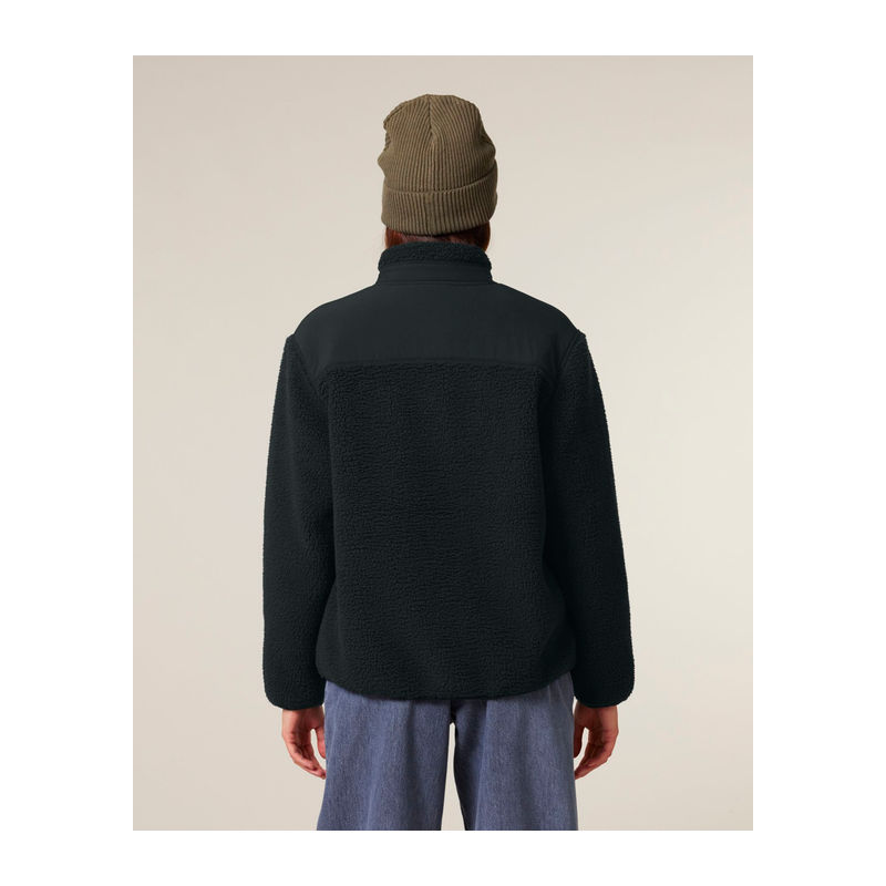 Brooker unisex relaxed fit sherpa jacket