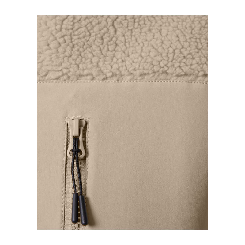 Brooker unisex relaxed fit sherpa jacket