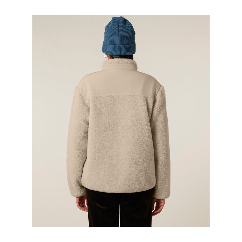 Brooker unisex relaxed fit sherpa jacket