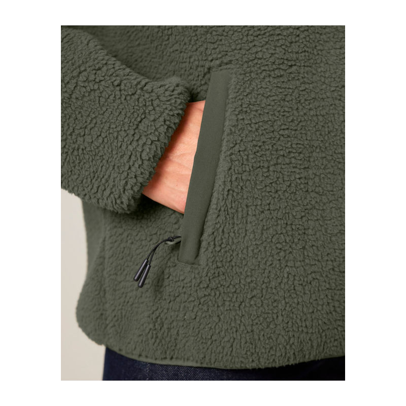 Brooker unisex relaxed fit sherpa jacket