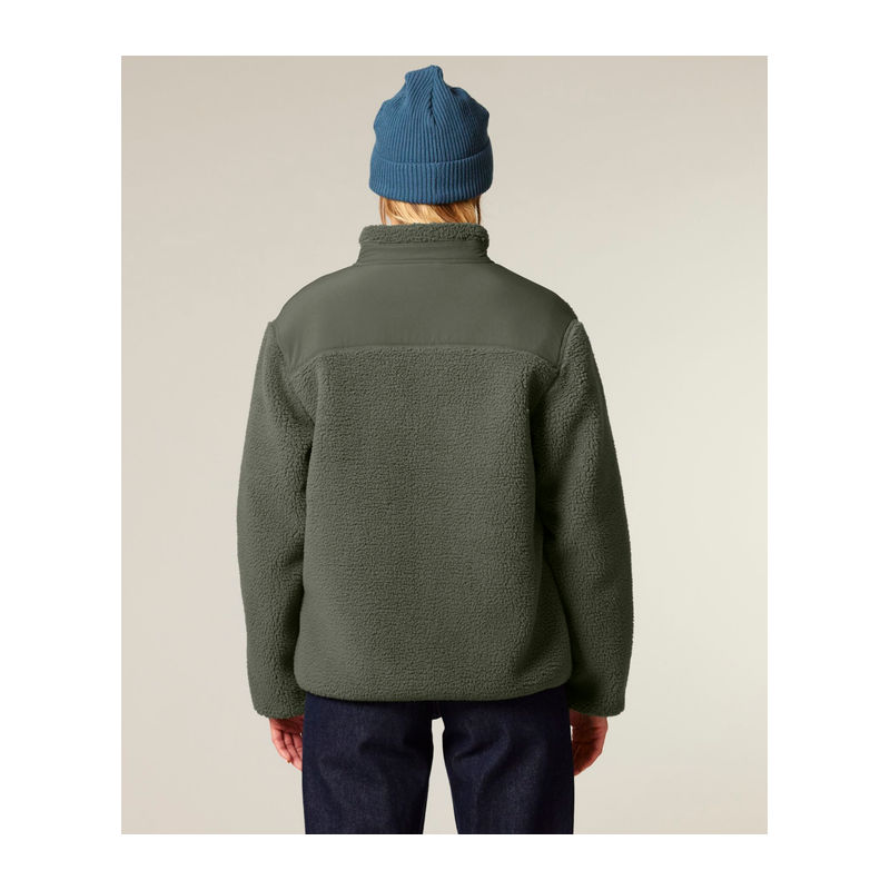 Brooker unisex relaxed fit sherpa jacket