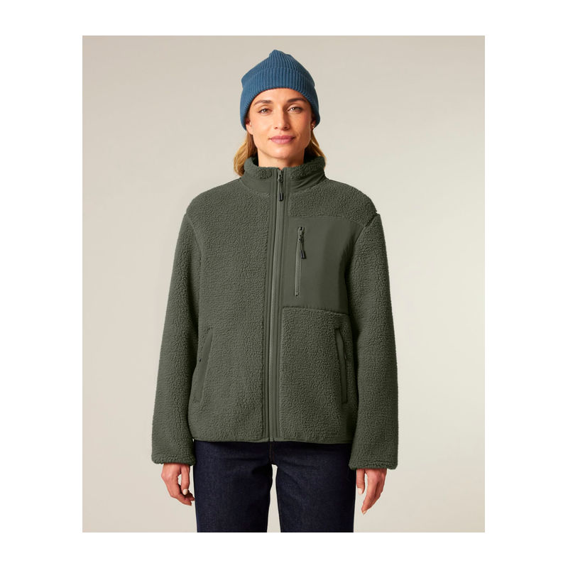 Brooker unisex relaxed fit sherpa jacket