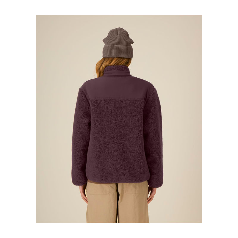 Brooker unisex relaxed fit sherpa jacket