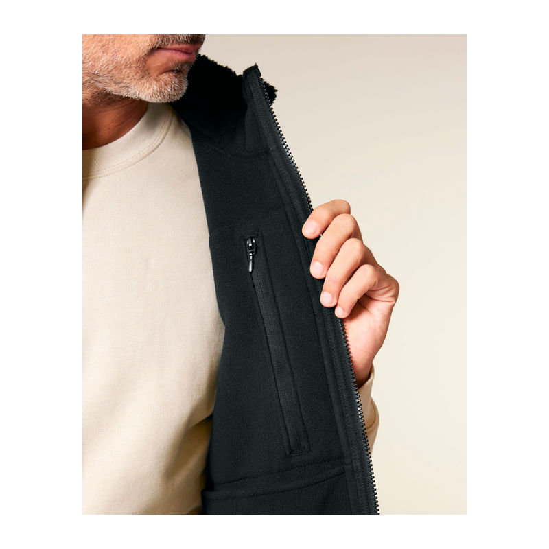 Liner unisex sleeveless sherpa jacket