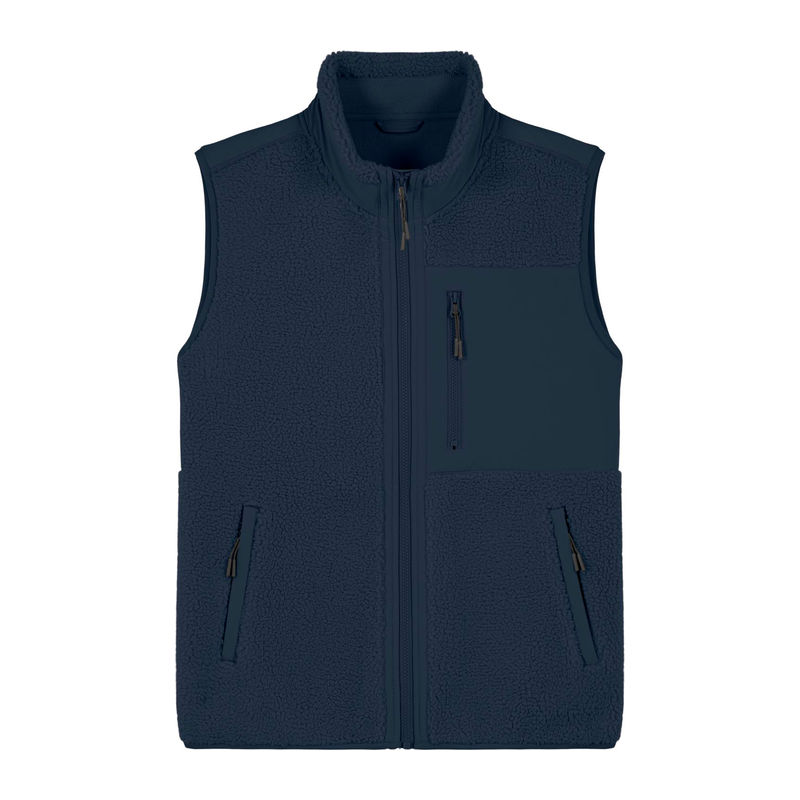 Liner unisex sleeveless sherpa jacket