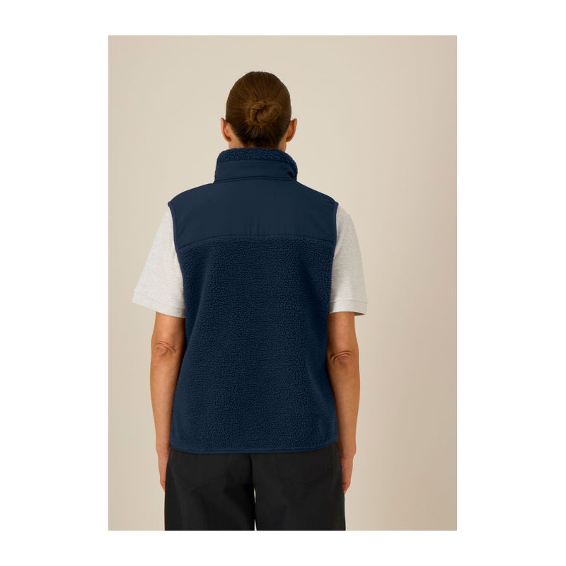 Liner unisex sleeveless sherpa jacket