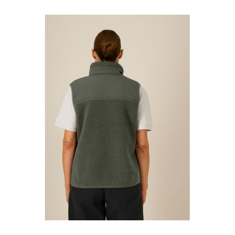 Liner unisex sleeveless sherpa jacket
