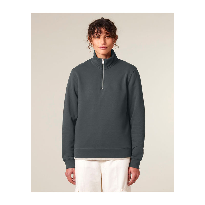 Trucker 2.0 unisex quarter zip sweatshirt