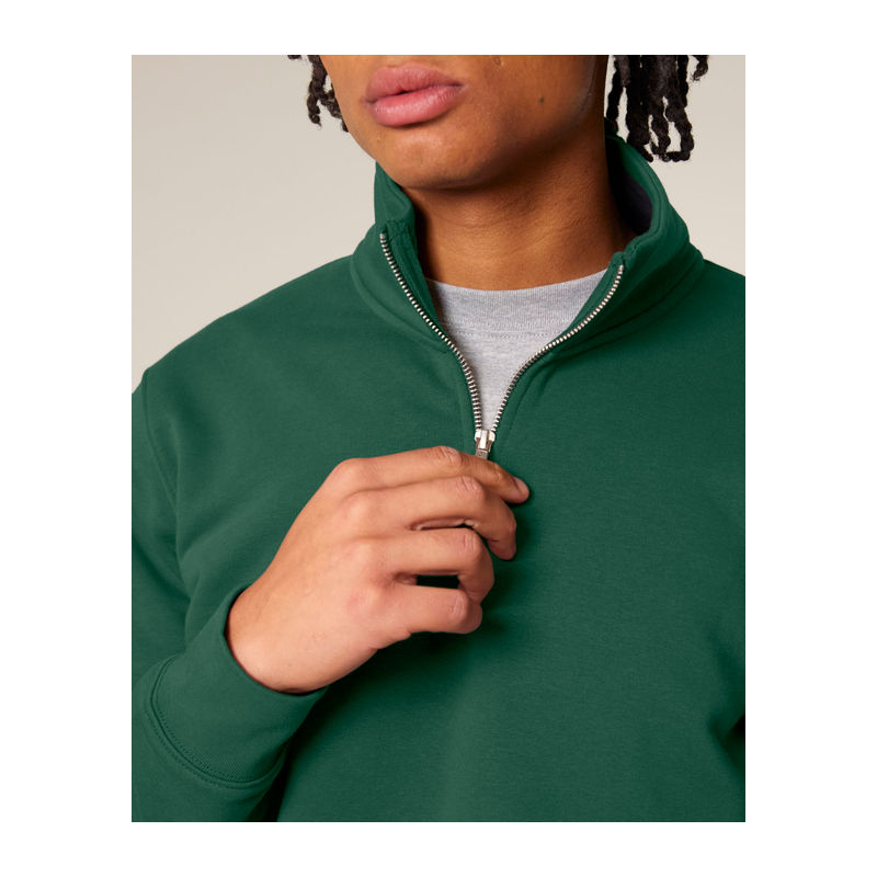 Trucker 2.0 unisex quarter zip sweatshirt