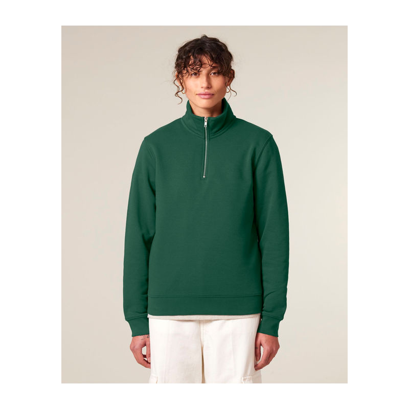 Trucker 2.0 unisex quarter zip sweatshirt