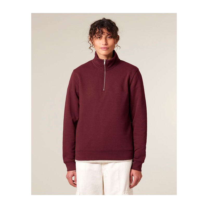 Trucker 2.0 unisex quarter zip sweatshirt