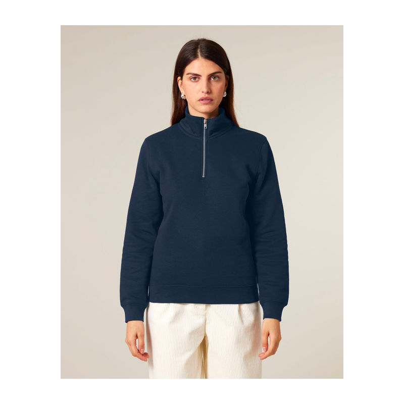 Trucker 2.0 unisex quarter zip sweatshirt