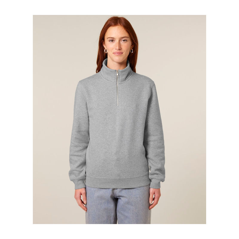 Trucker 2.0 unisex quarter zip sweatshirt