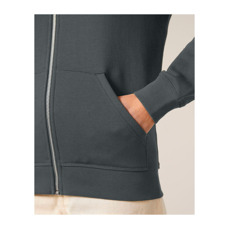Mixer unisex zip-thru hoodie
