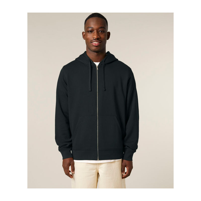 Mixer unisex zip-thru hoodie