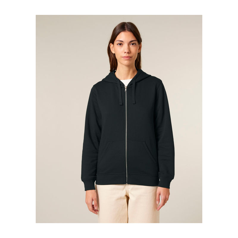 Mixer unisex zip-thru hoodie