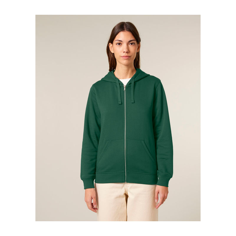 Mixer unisex zip-thru hoodie